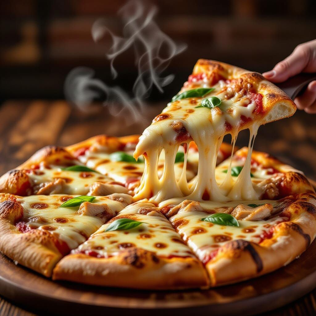 Mouthwatering BBQ Chicken Pizza with Stuffed Crust