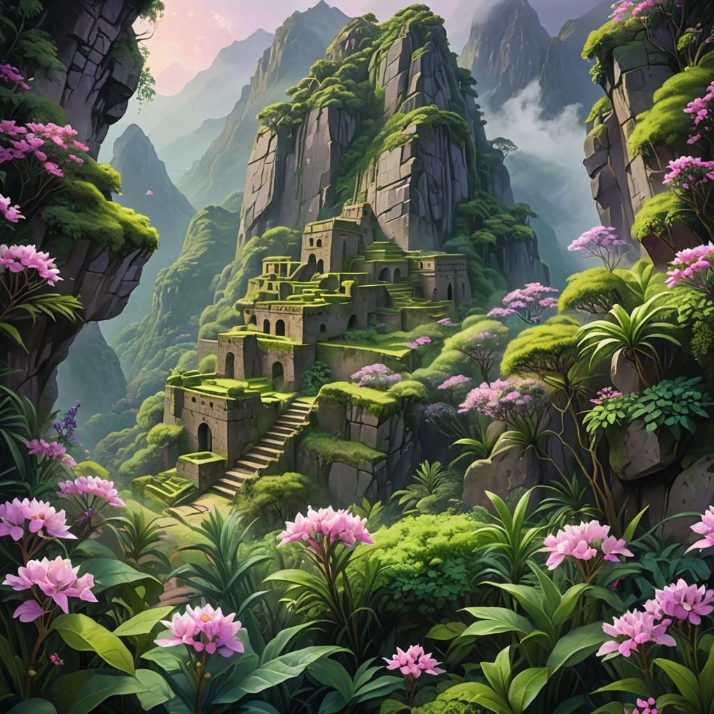 Hidden Serenity: The Blooming Silence of Machu Picchu