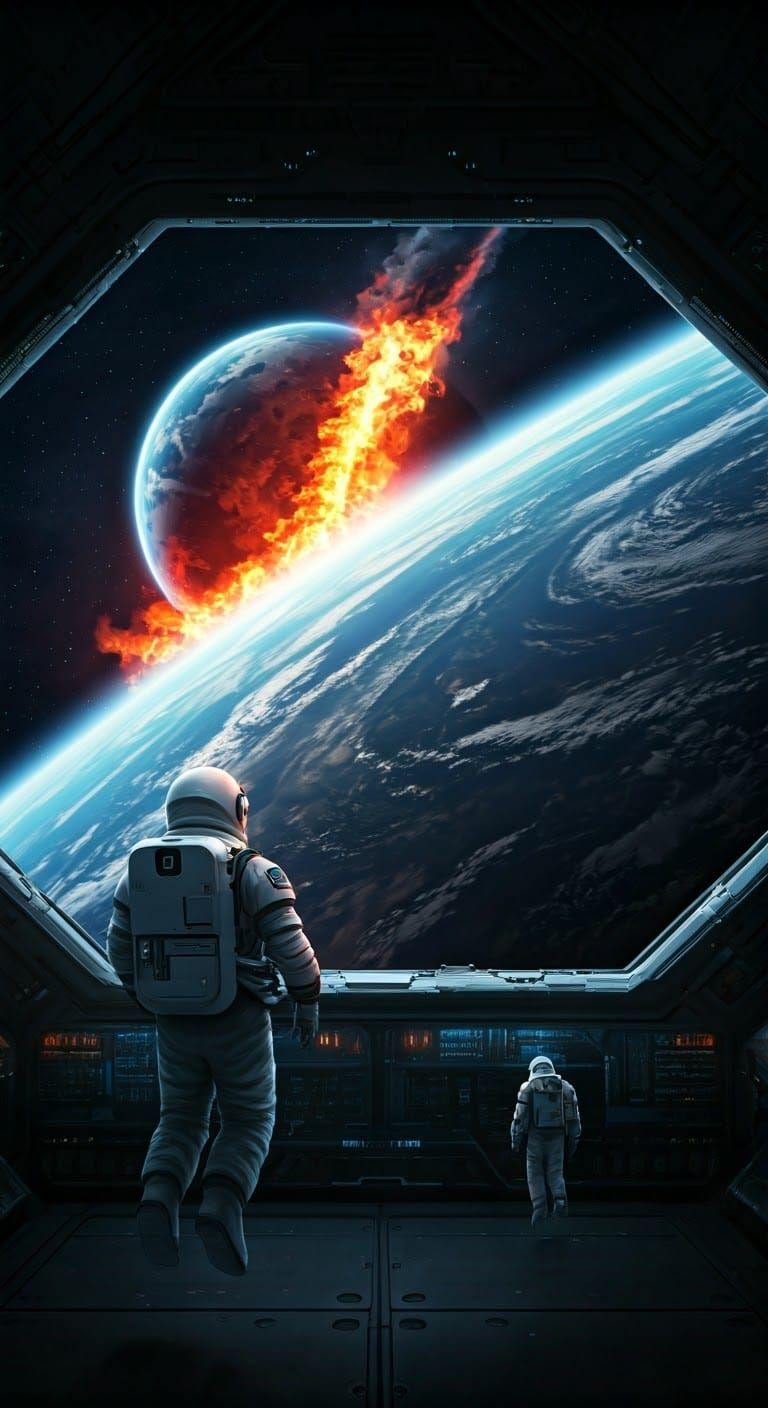 Astronauts Watch Earth Burn in Dystopian Sci-Fi