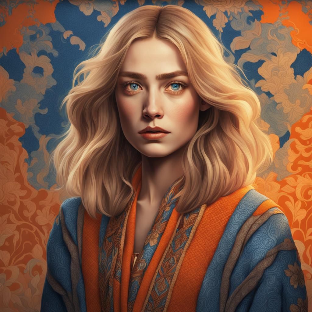 Portrait of a Woman with Natural Appearance