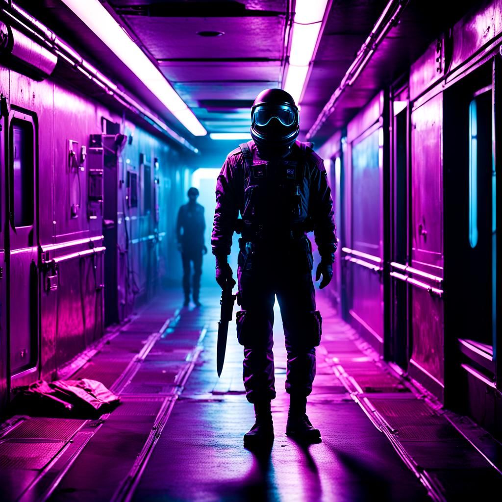 Ominous Sci-Fi Murder Mystery in Film Noir Style