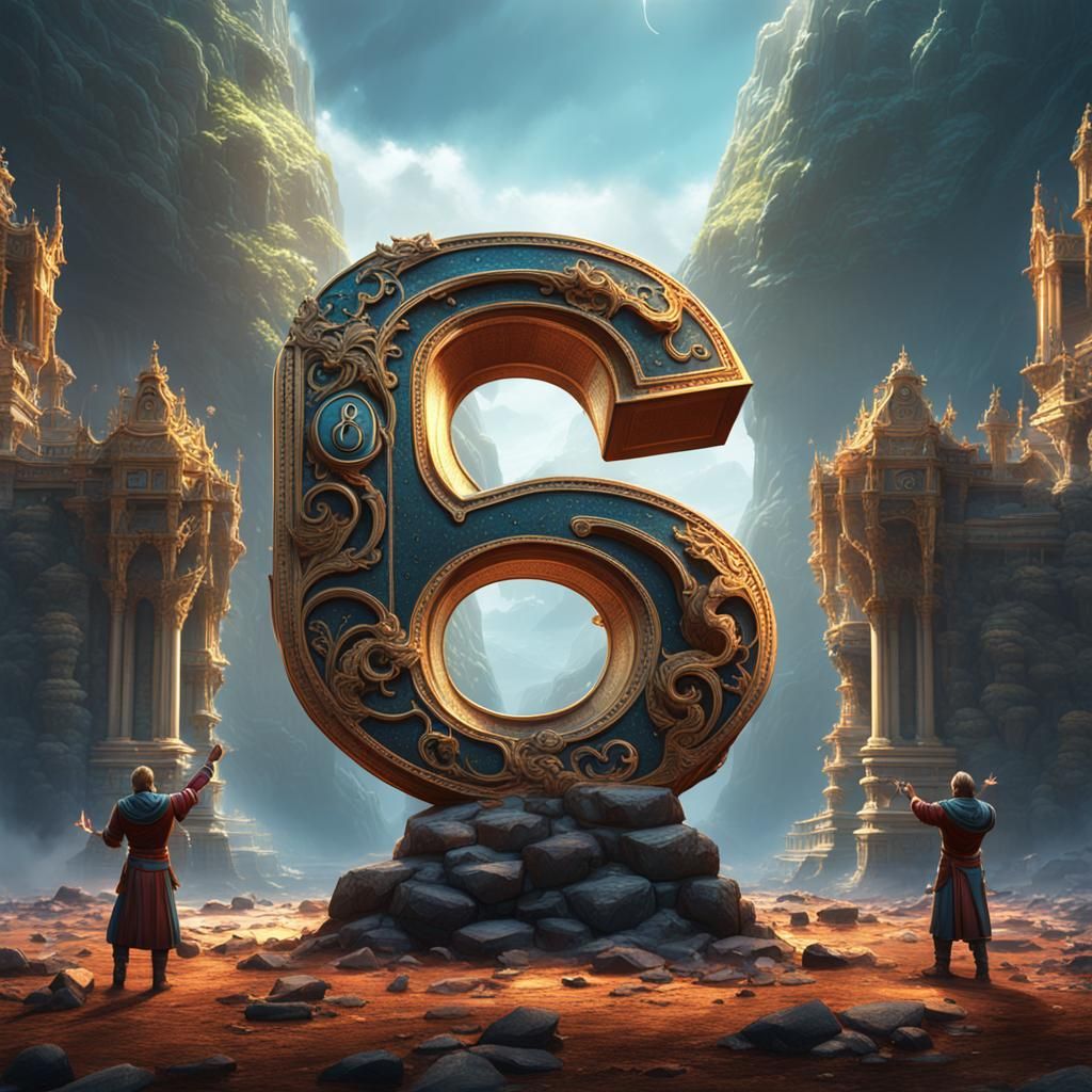 Numbers in Allegiance: A Matte Painting