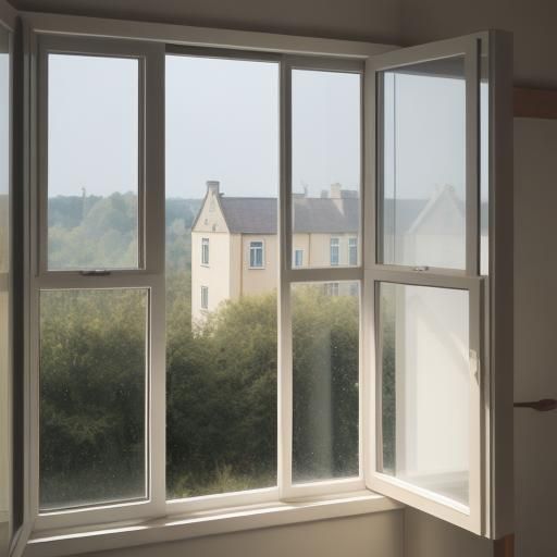 Scenic View Through a Window