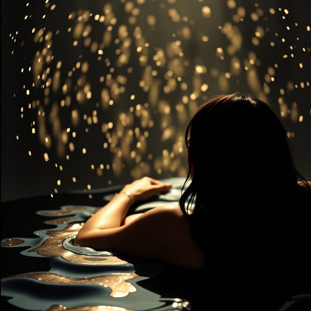 Sacred Pleasure: An Abstract Conceptual Art Image