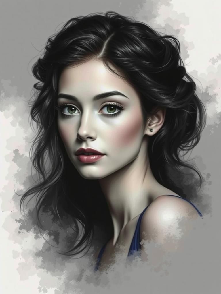 Stylish Girl with Asymmetrical Hair in Sunlight