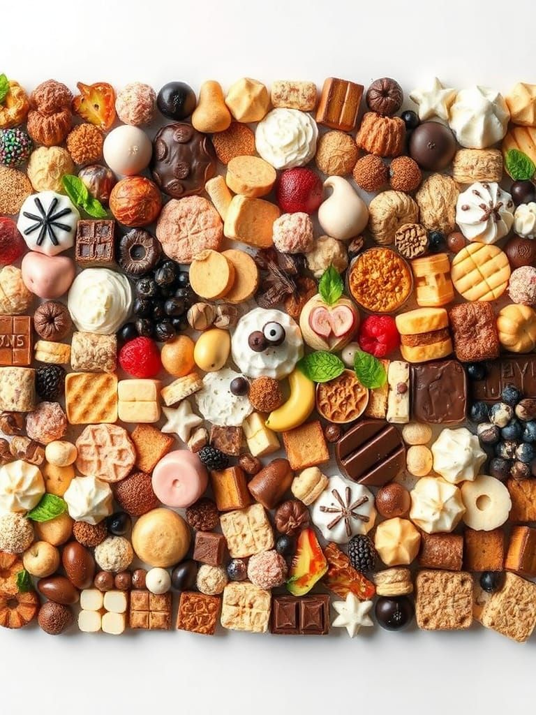 Dessert Mosaic: A Sweet Culinary Creation