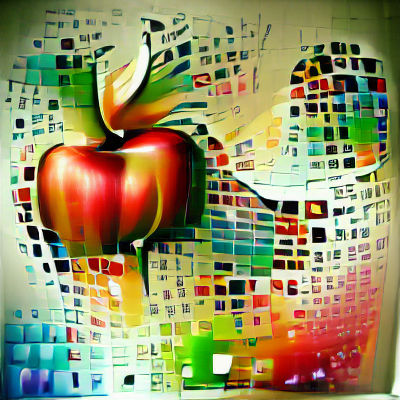 AI Generated Image of an Apple