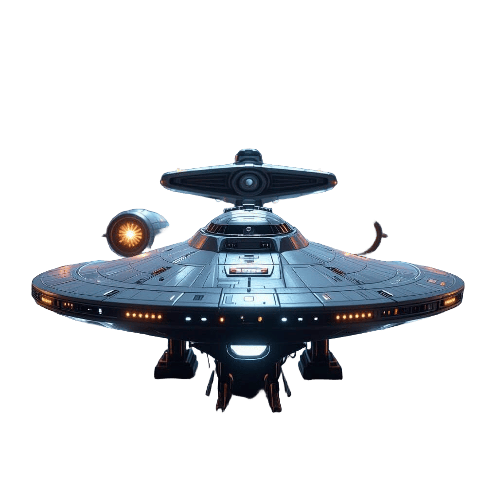 Starship Enterprise NCC-1701 with Serenity's Rugged Style