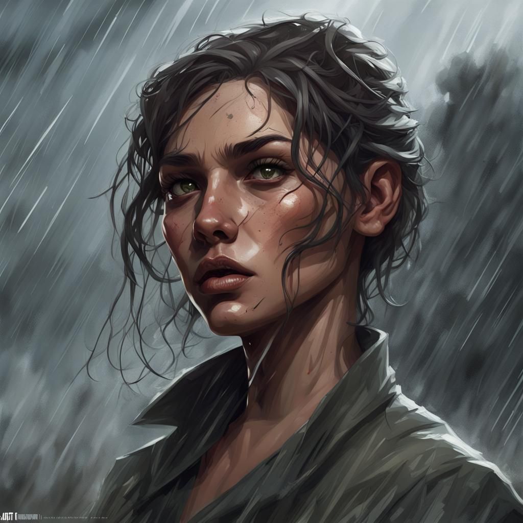 Haunted Graveyard Portrait in Hyperdetailed Fantasy Art