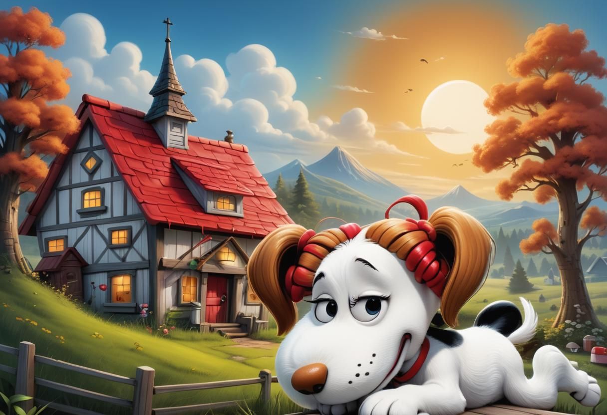 Hallo, ich bin Snoopys Freundin Lisa.