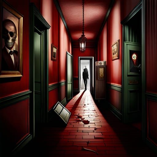 bloody hallways, missing floorboards