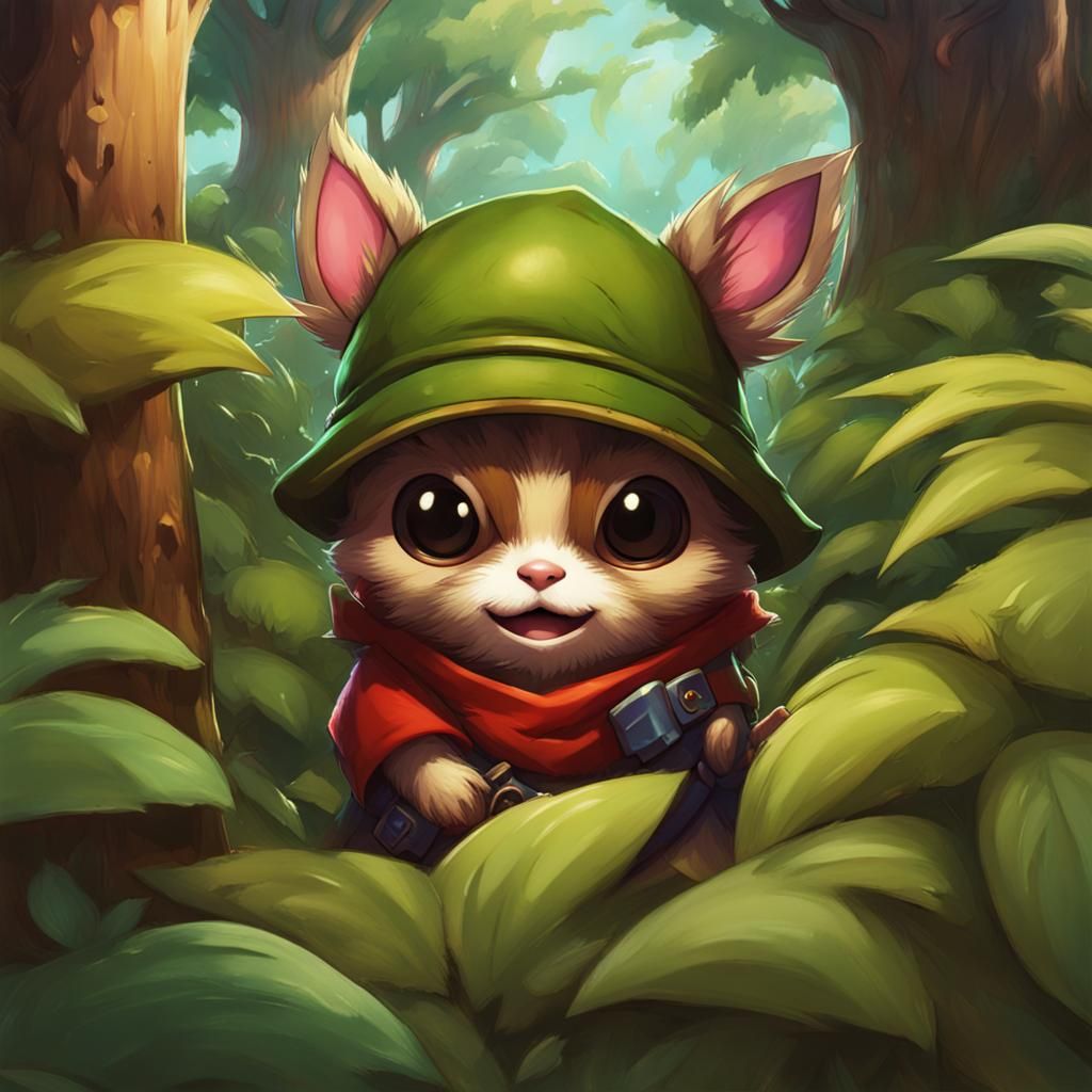 Teemo Hidden in the Bush: League of Legends