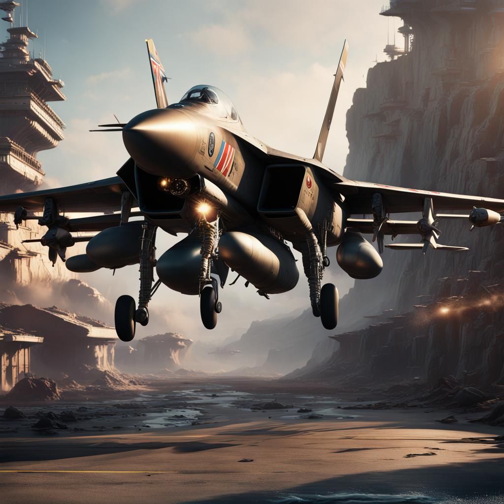 Top Gun Matte Painting in Unreal Engine 5