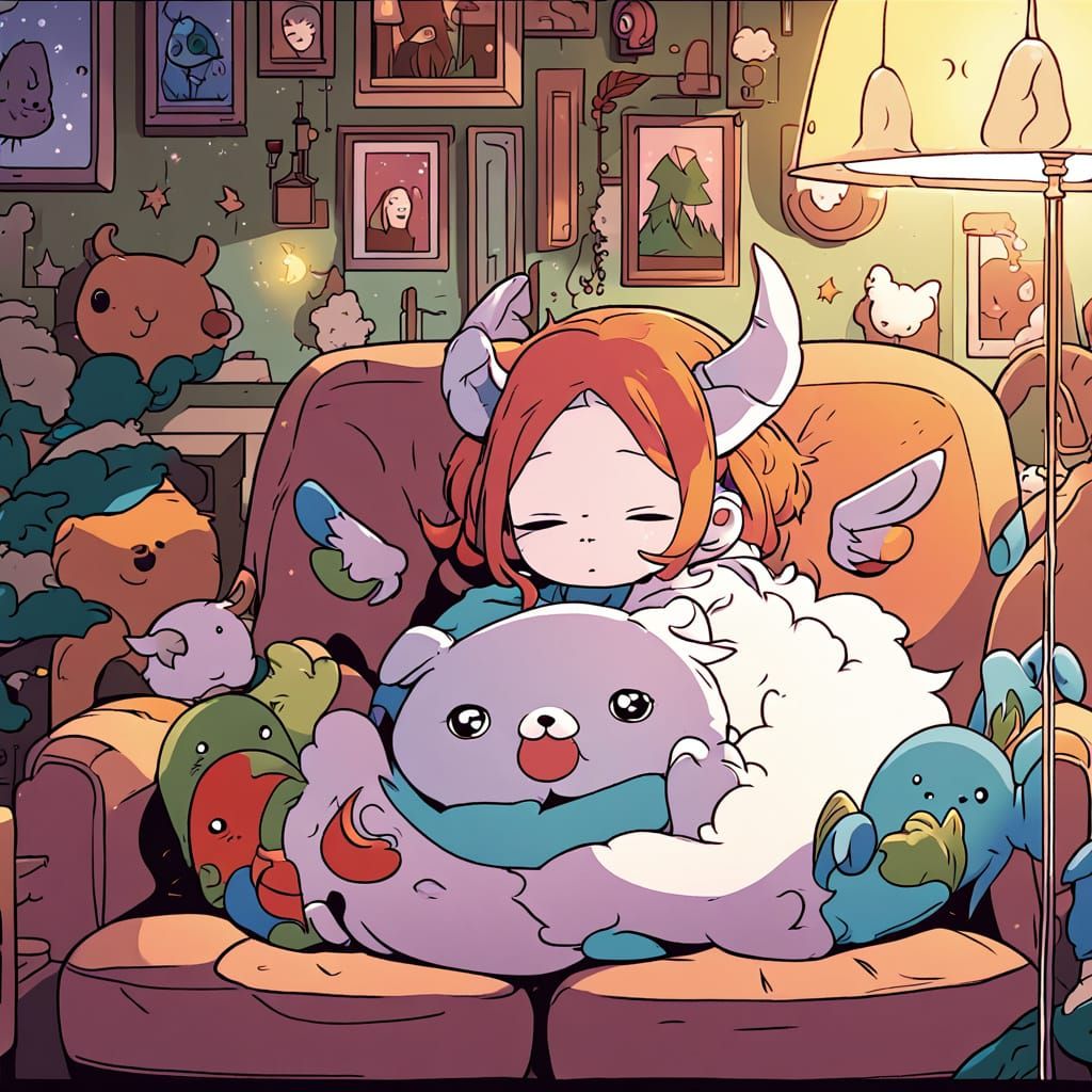 Magical Whimsy in Cozy Living Room