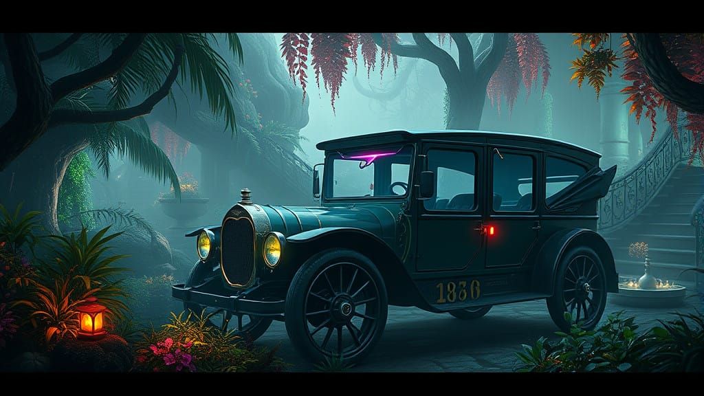 Fantastical 1900 Autocar in Vibrant Foliage