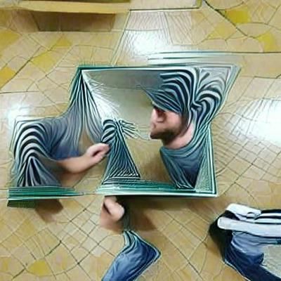 Surreal Mirror Illusion Creates Reality Distortion