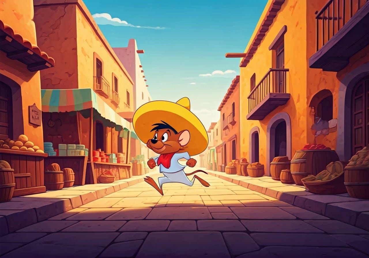 Speedy Gonzales as "The Fastest Mouse in all Mexico"