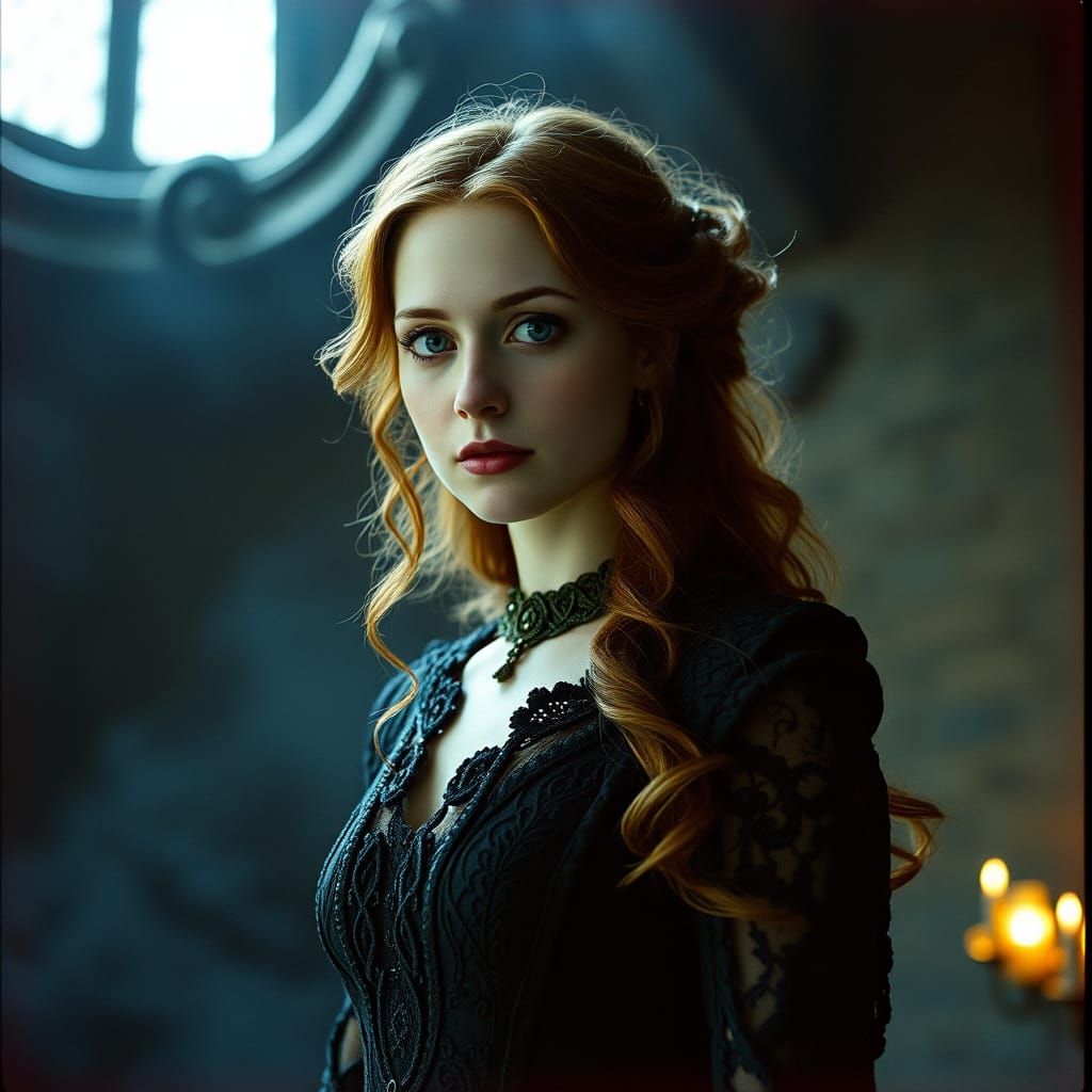 Enchanting Lily Potter in Victorian Elegance