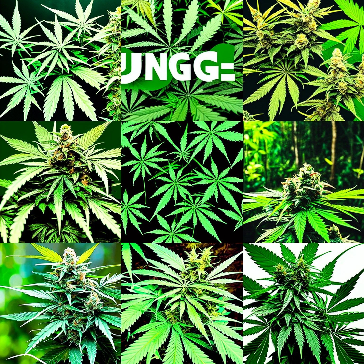 Lush Jungle Cannabis Plants