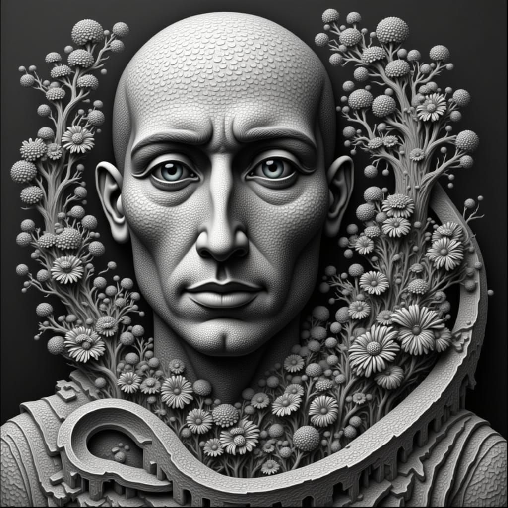 Dark City Bank in Mysterious Twilight