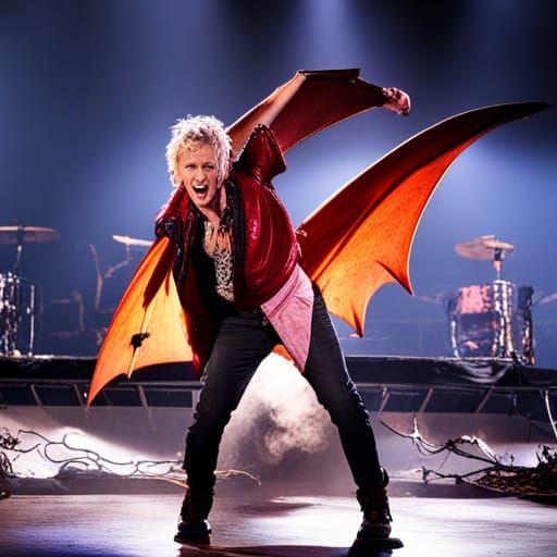 Infernal Bat Emerges from Hellscape