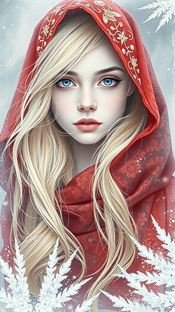 Ethereal Portrait of a Young Woman in Soft Focus