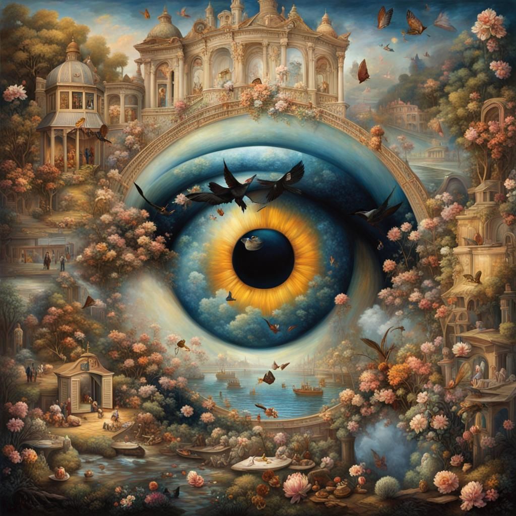 Eye of Memories: A Detailed Matte Painting