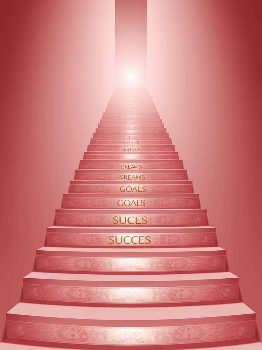 Aspiring to Greatness: A Soft Focus Digital Artwork