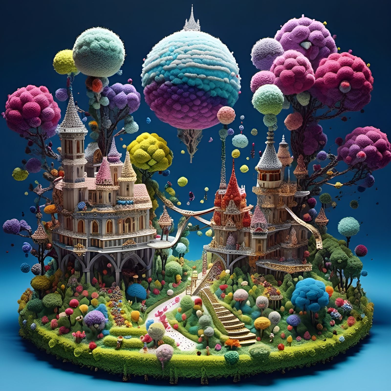 Surreal Concentricity in Glitch Realism