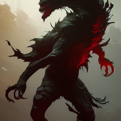 Shape Shifter in Dark Fantasy Concept Art
