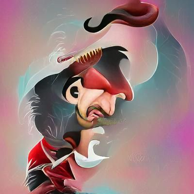 Captain Hook Digital Illustration
