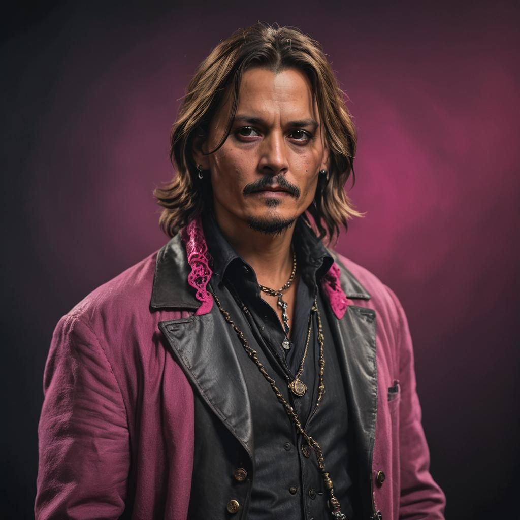 Detailed Portrait with Studio Lighting in Dark Fantasy Style