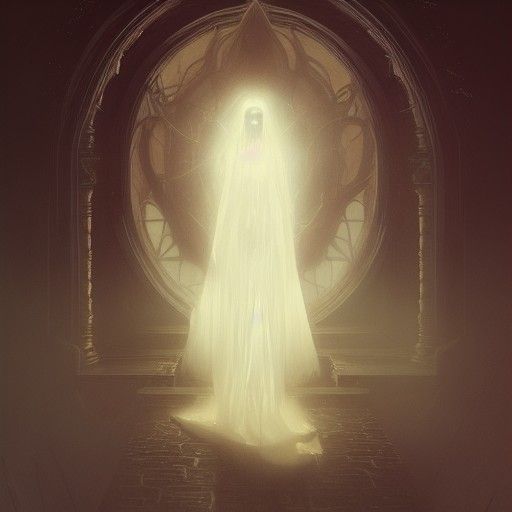 Ethereal Woman: Dark Fantasy Art in 8K