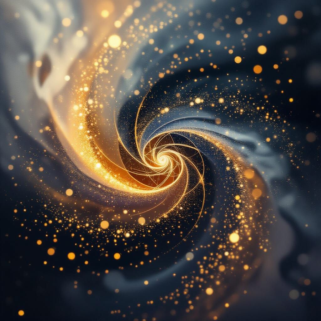 swirl of sparks