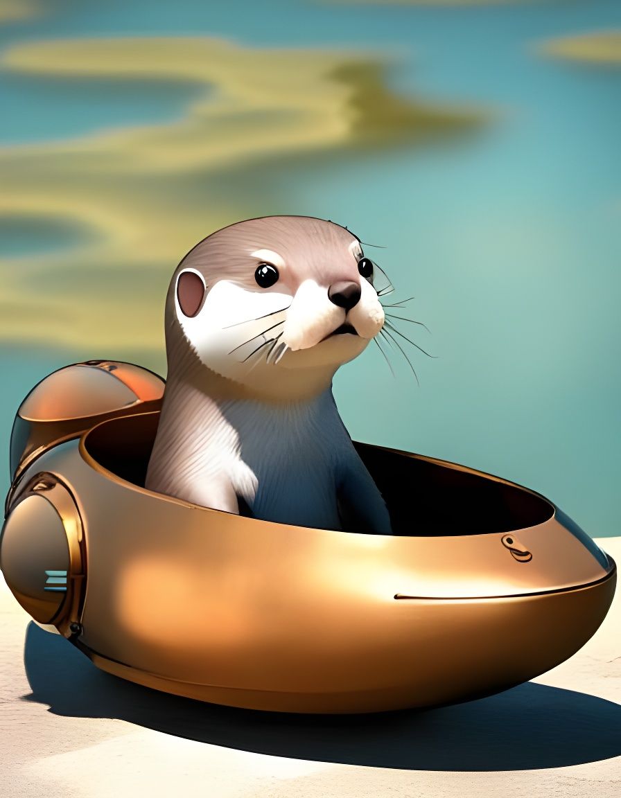 Adorable UFO: Unidentified Flying Otter