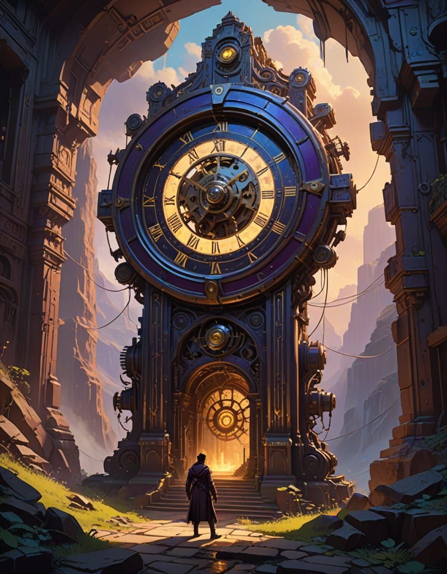Ethereal Clockwork Realm in Kaladesh's Labyrinthine Canyon