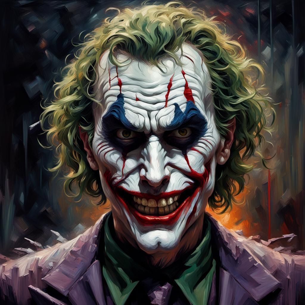 Grotesque Joker: A Decaying Gothic Masterpiece