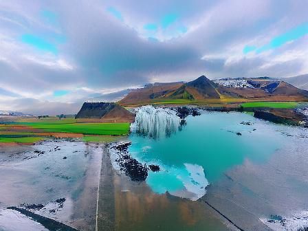 Icelandic Landscape Generated by AI