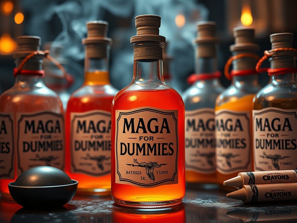 Hyperrealistic Fantasy Concept Art: MAGA FOR DUMMIES Potion