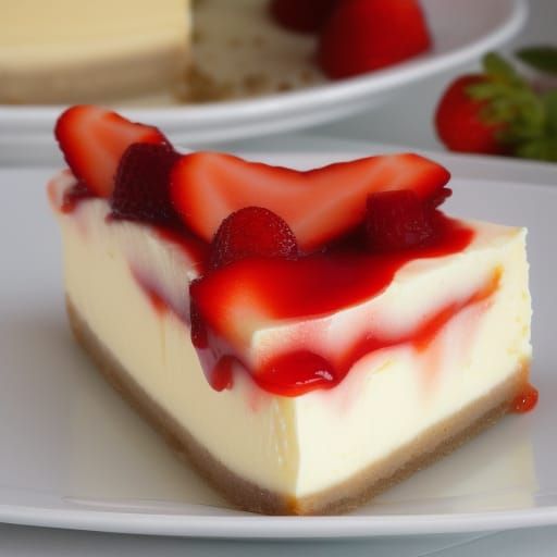 Simple Cheese Cake Still Life