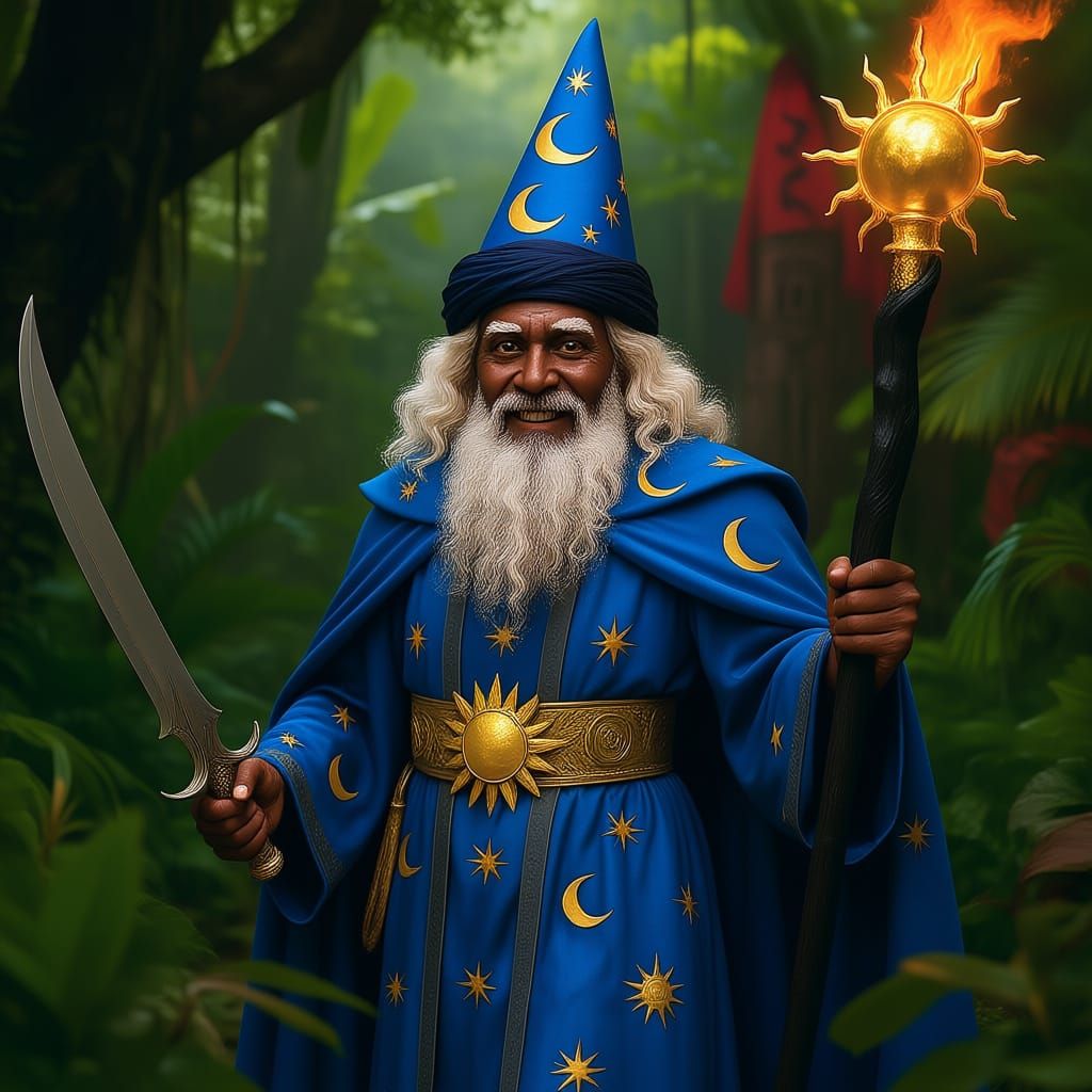 Alatar the Istari in Harad Jungle