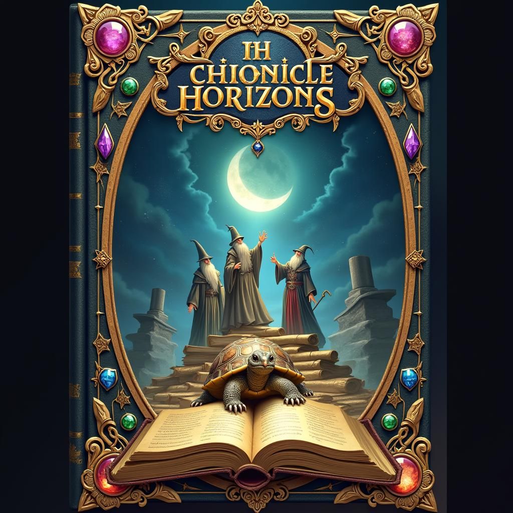 Mystical Rulebook Cover for Spellcaster: Chronicle Horizons