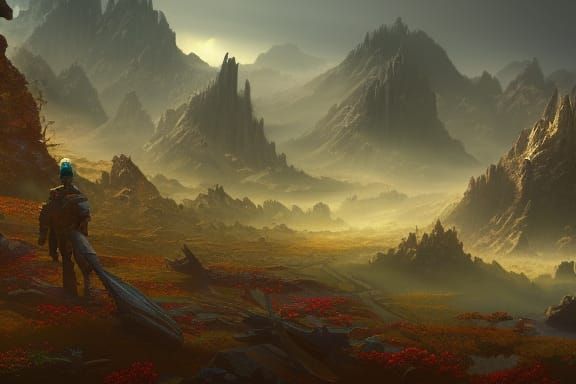 Fantastical No Man's Land Concept Art