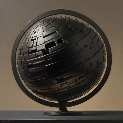 An onyx rib cage sphere