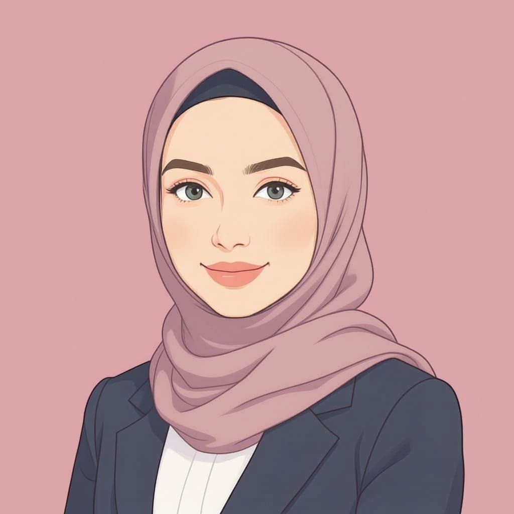 Muslimah Icon Passport Photo