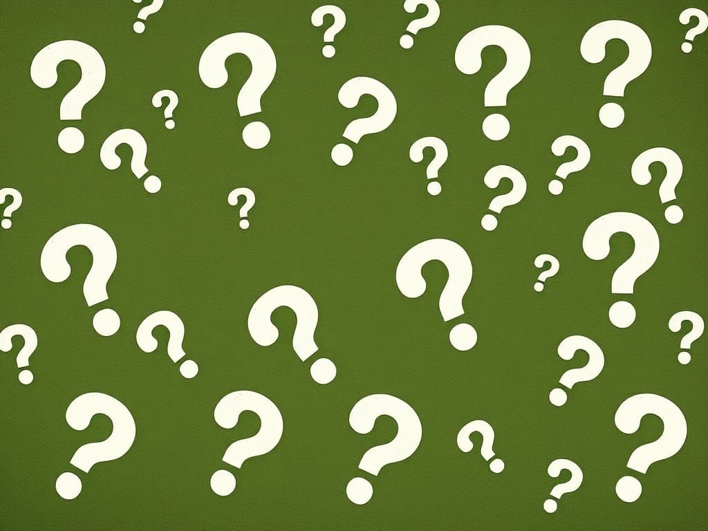 Riddler Themed Background with Question Marks