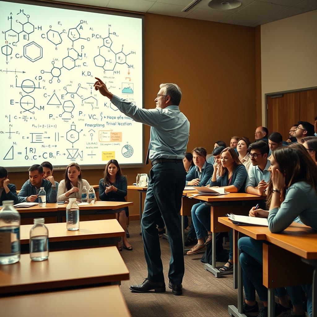Chemistry Professor Teaches Organic Chemistry Class to Rapt ...