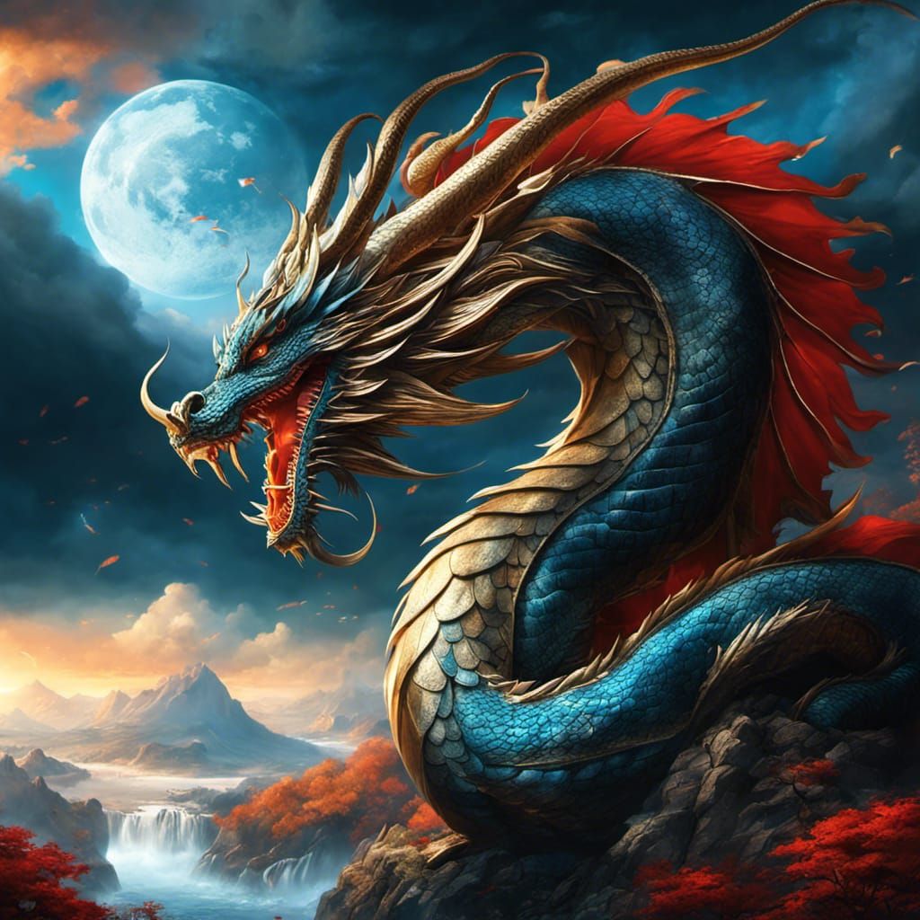 Elemental Dragons of the Four Seasons