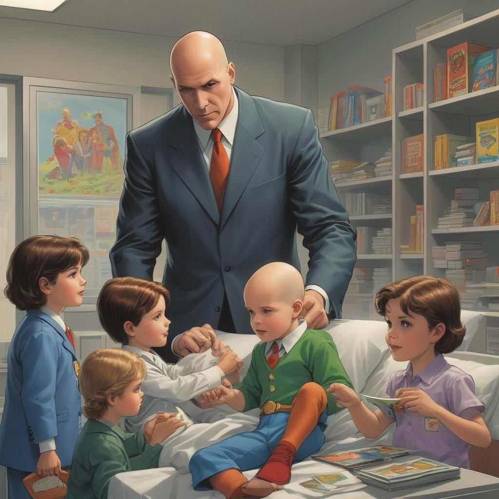 Lex Luthor: Benevolent Philanthropist in Comic Art
