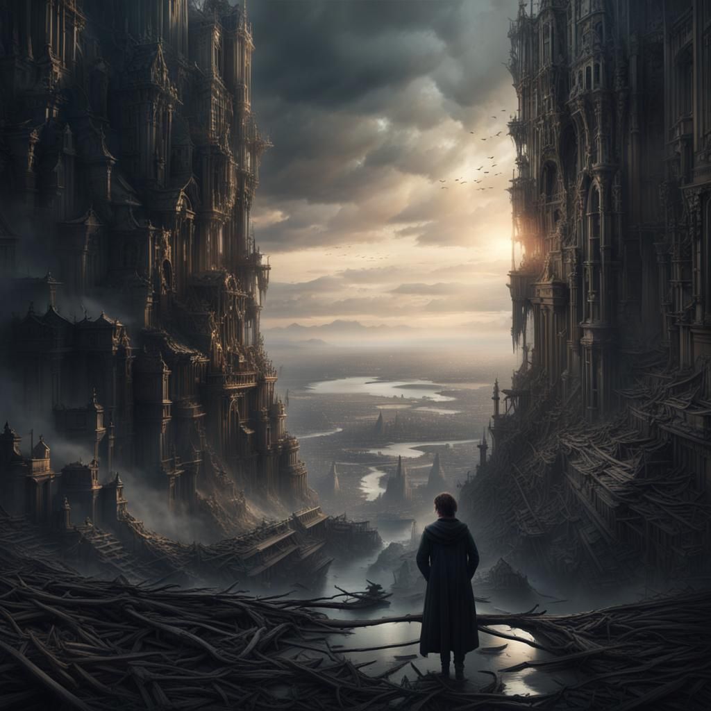 Dramatic Digital Matte Painting: Epic Cinematic Detail